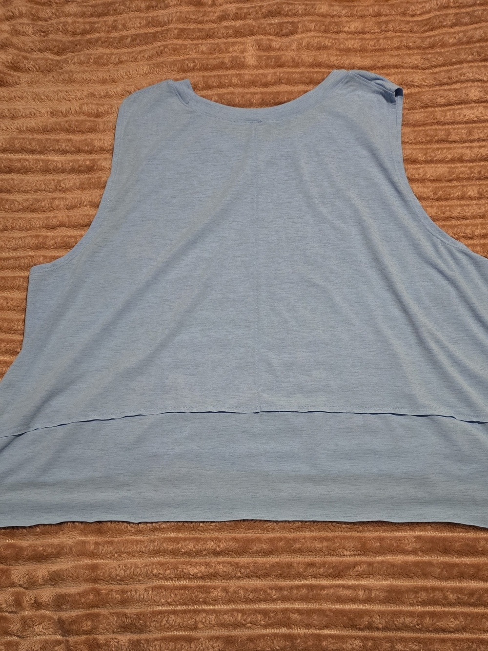 Buy 2 Get 1 Free!! FP Movement by Free People Light Blue Relaxed Tank - Picture 3 of 4